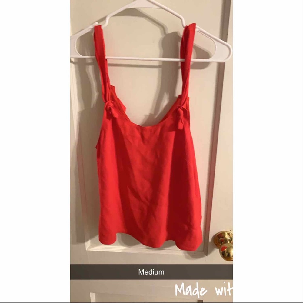 Red top with adjustable straps!